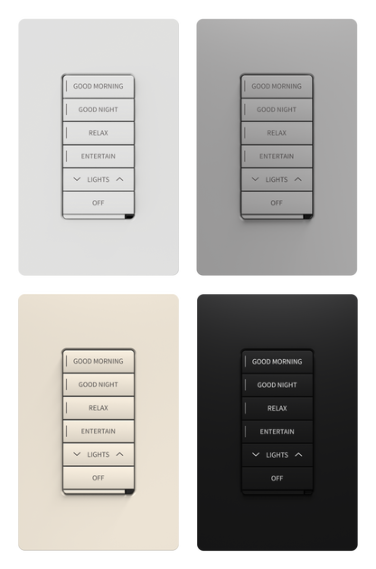 Crestron CM2-SWEX ENGRAVED - Cameo® 2 In-Wall Switch with infiNET EX® Wireless Communication, 100-240VAC, Full Keypad, Custom Engraved