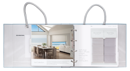 Crestron CSF-FABRIC-COLLECTION-HSHEER-2 - Crestron® Horizontal Sheer Shades Sample Book