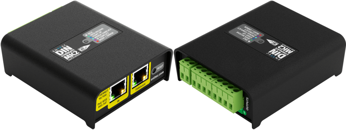 Crestron DIN-SACN-DMX - ENTTEC® DIN Ethergate Mk2 – Ethernet to DMX Converter
