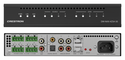 Crestron DM-NAX-4ZSA-50 - DM NAX® 4+1 Zone Streaming Amplifier