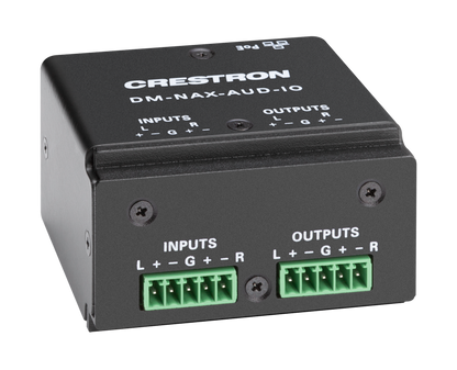 Crestron DM-NAX-AUD-IO - DM NAX® Audio-over-IP Converter with Balanced/Unbalanced Line-Level Audio Input and Output