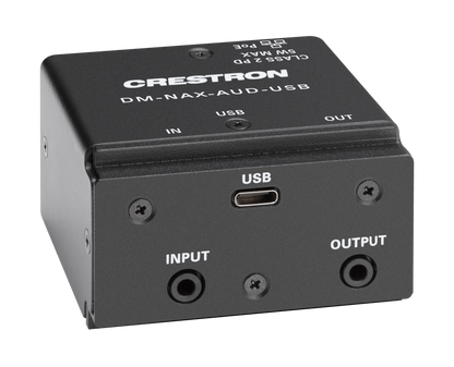 Crestron DM-NAX-AUD-USB - DM NAX® Audio-over-IP Converter with USB-C® Audio Input and Output