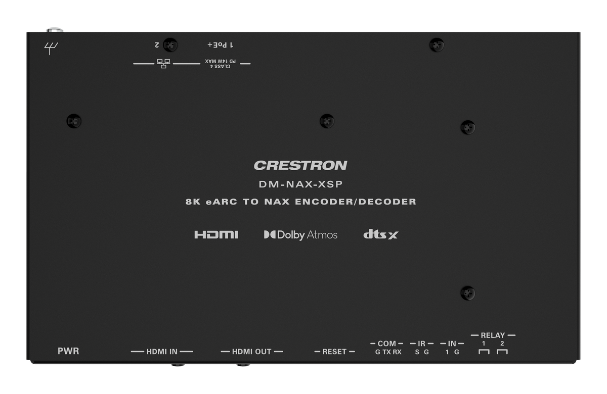 Crestron DM-NAX-XSP - DM NAX® 8K Smart Display Controller and Network Audio Encoder/Decoder with eARC Support
