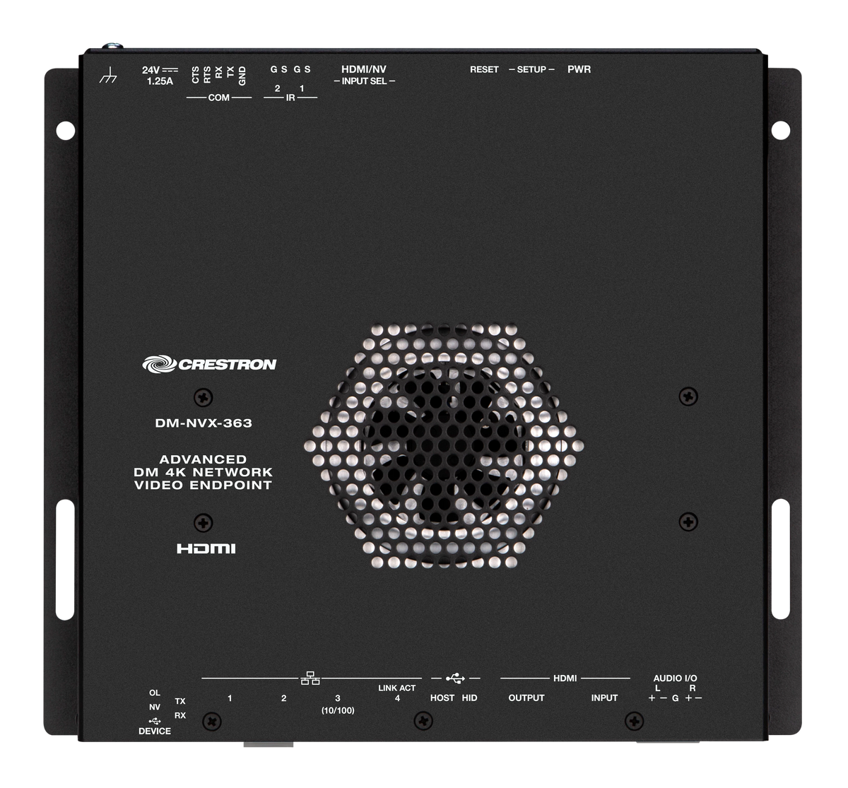 Crestron DM-NVX-363 - DM NVX® 4K60 4:4:4 HDR Network AV Encoder/Decoder with Downmixing and Dante® Audio