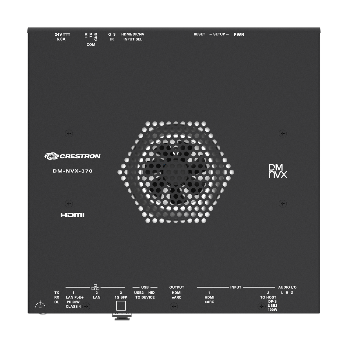 Crestron DM-NVX-370 - DM NVX® 4K60 4:4:4 AV-over-IP Encoder/Decoder with HDMI® and USB-C® Connectivity