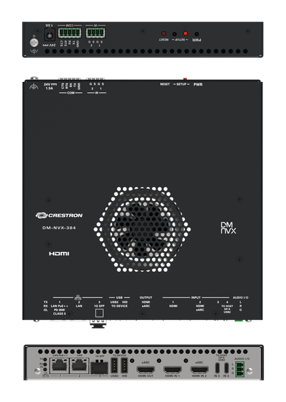 Crestron DM-NVX-384 - DM NVX® 5K 4x1 AV-over-IP Switcher with HDMI® and USB-C® Connectivity