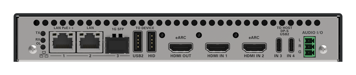 Crestron DM-NVX-384 - DM NVX® 5K 4x1 AV-over-IP Switcher with HDMI® and USB-C® Connectivity