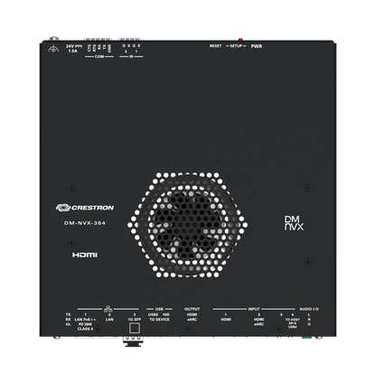 Crestron DM-NVX-384 - DM NVX® 5K 4x1 AV-over-IP Switcher with HDMI® and USB-C® Connectivity