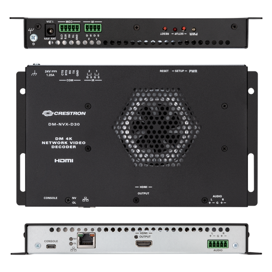 Crestron DM-NVX-D30 - DM NVX® 4K60 4:4:4 HDR Network AV Decoder