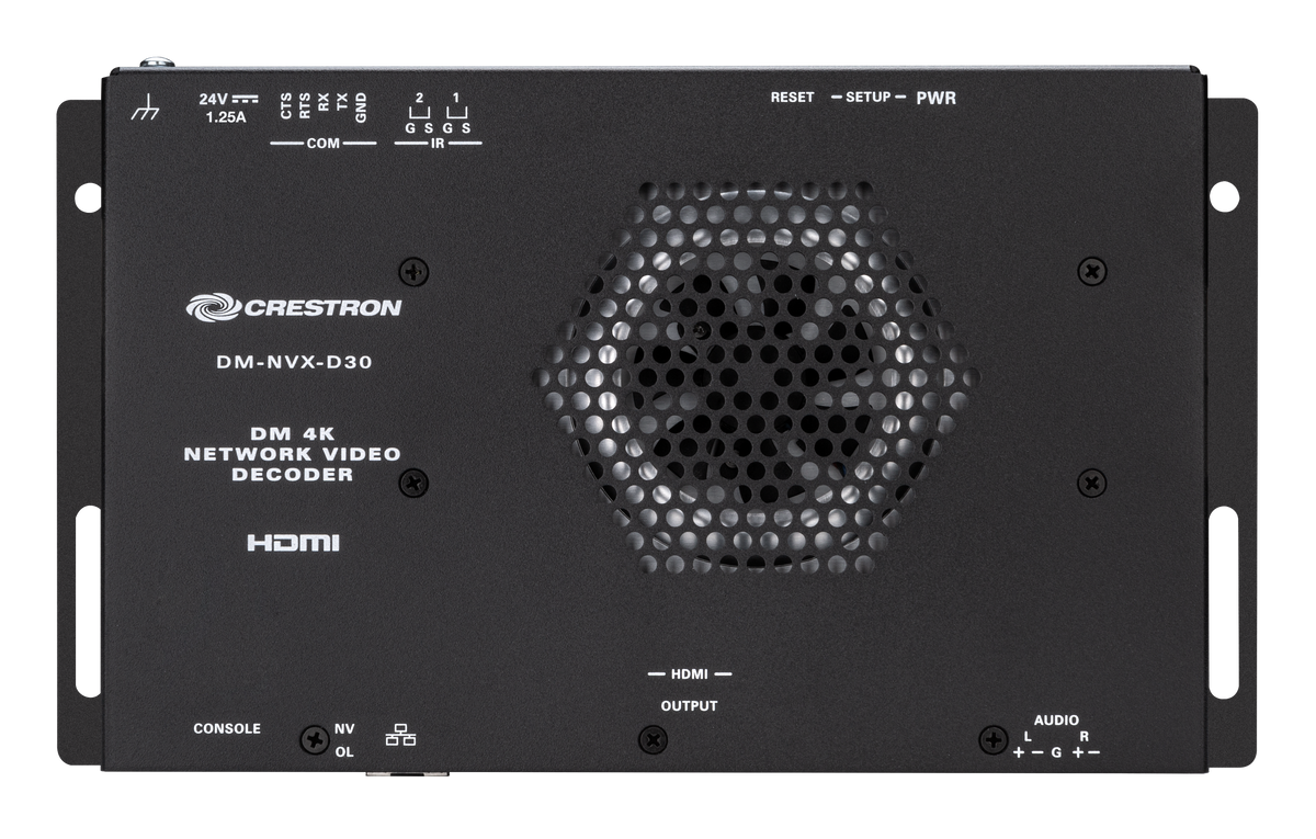 Crestron DM-NVX-D30 - DM NVX® 4K60 4:4:4 HDR Network AV Decoder