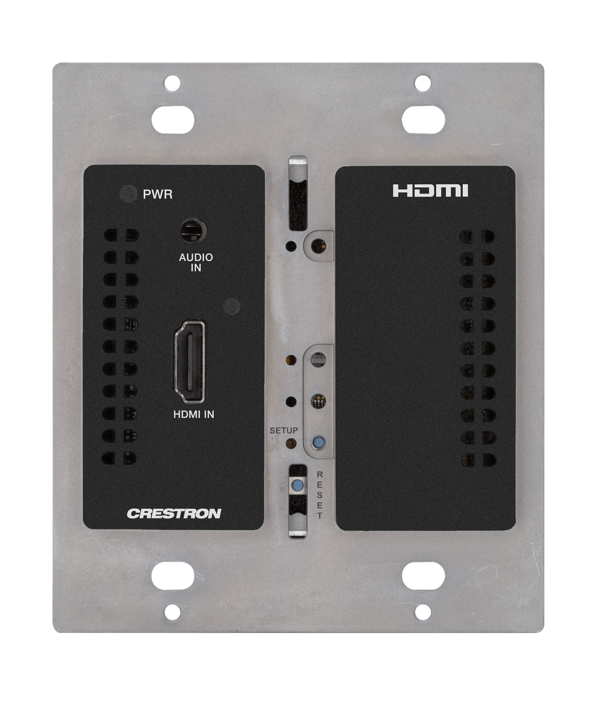 Crestron DM-NVX-E20-2G-B-T - DM NVX® 4K60 4:2:0 Network AV Encoder, Wall Plate, Black Textured