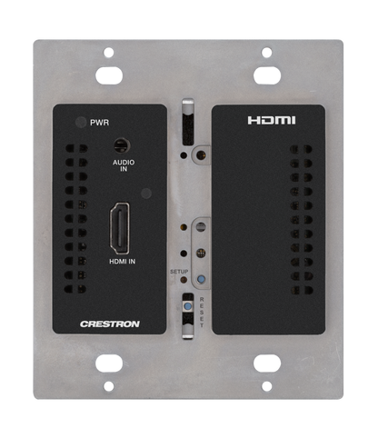 Crestron DM-NVX-E20-2G-B-T - DM NVX® 4K60 4:2:0 Network AV Encoder, Wall Plate, Black Textured
