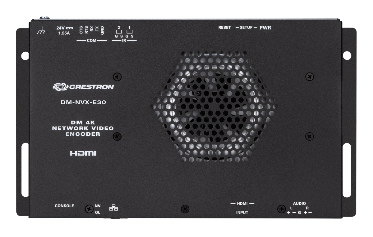 Crestron DM-NVX-E30 - DM NVX® 4K60 4:4:4 HDR Network AV Encoder