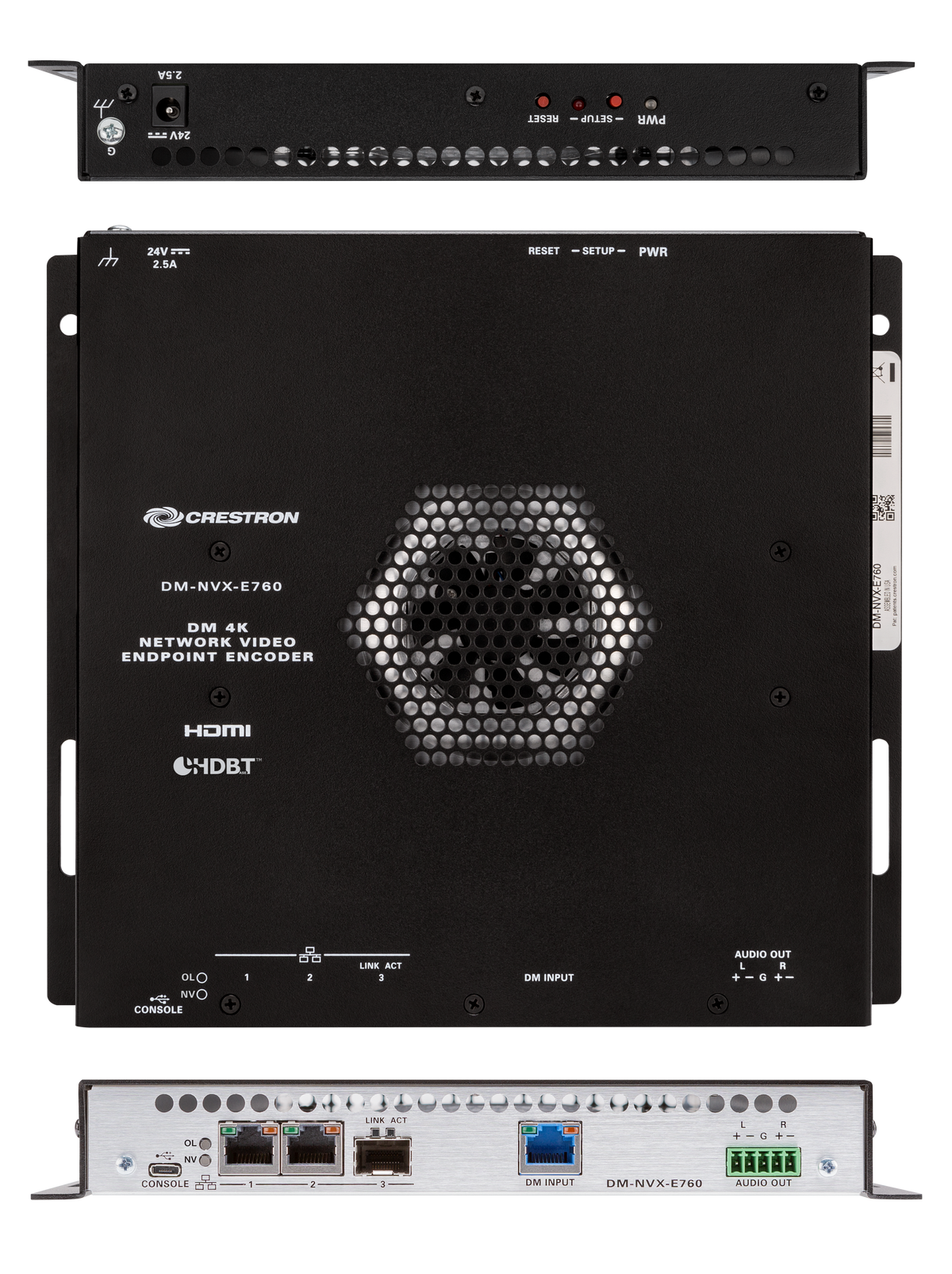 Crestron DM-NVX-E760 - DM NVX® 4K60 4:4:4 HDR Network AV Encoder with DM® Input