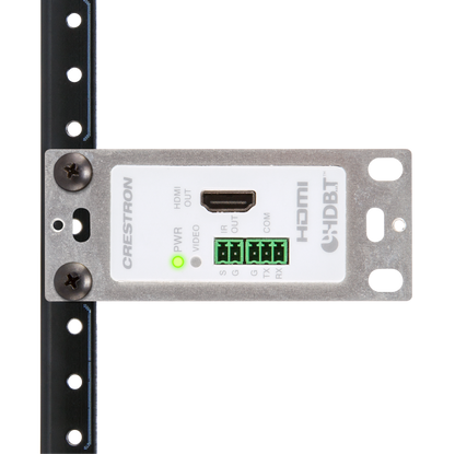 Crestron DM-RMC-4K-100-C-1G-W-T - Wall Plate 4K DigitalMedia 8G+® Receiver & Room Controller 100, White Textured