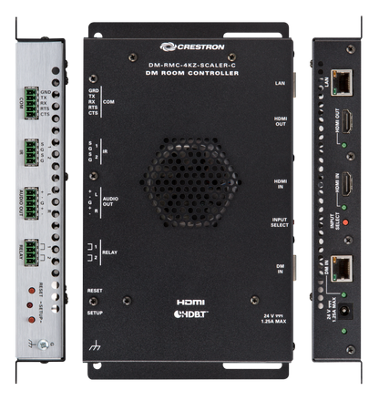 Crestron DM-RMC-4KZ-SCALER-C - DigitalMedia 8G+® 4K60 4:4:4 HDR Receiver and Room Controller with Scaler