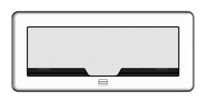 Crestron FT2-1200-ELEC-PTL-AL - FlipTop™ FT2 Series Cable Management System, 1200 Size, Electrical, Pass-Through Lid, Alloy