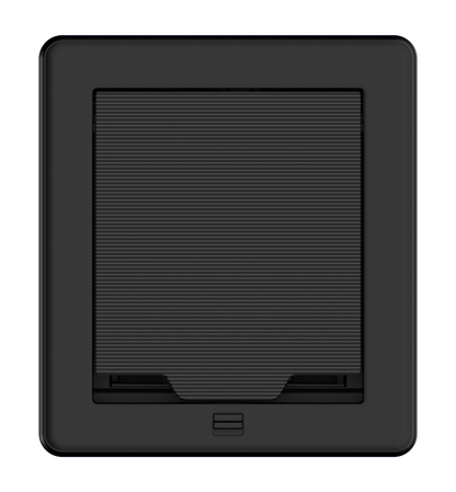 Crestron FT2-500-MECH-PTL-B - FlipTop™ FT2 Series Cable Management System, 500 Size, Mechanical, Pass-Through Lid, Black