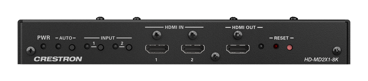 Crestron HD-MD2X1-8K - 2x1 8K AV Switcher and Smart Display Controller
