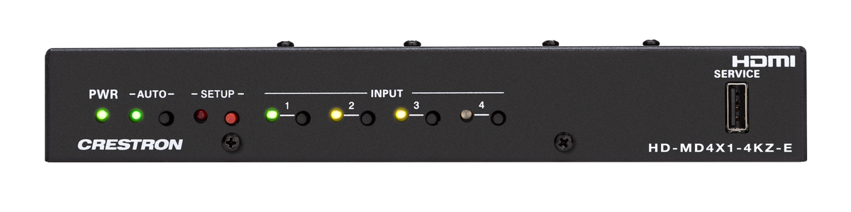 Crestron HD-MD4X1-4KZ-E - 4x1 4K60 4:4:4 HDR AV Switcher