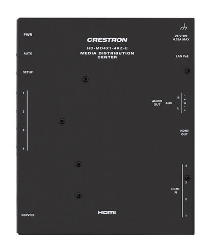 Crestron HD-MD4X1-4KZ-E - 4x1 4K60 4:4:4 HDR AV Switcher