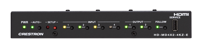 Crestron HD-MD4X2-4KZ-E - 4x2 4K60 4:4:4 HDR AV Switcher