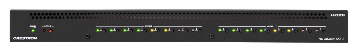 Crestron HD-MD8X8-4KZ-E - 8x8 4K60 4:4:4 HDR AV Switcher