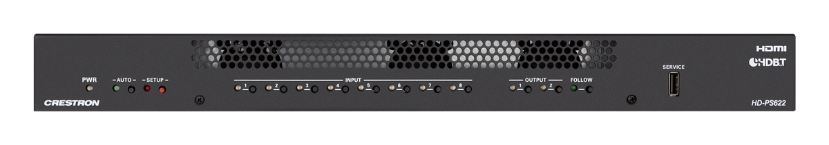 Crestron HD-PS622 - 8x2 4K60 4:4:4 HDR Presentation System