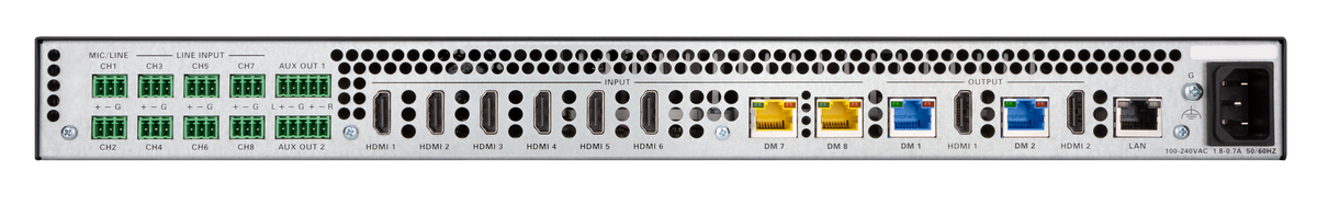 Crestron HD-PS622 - 8x2 4K60 4:4:4 HDR Presentation System