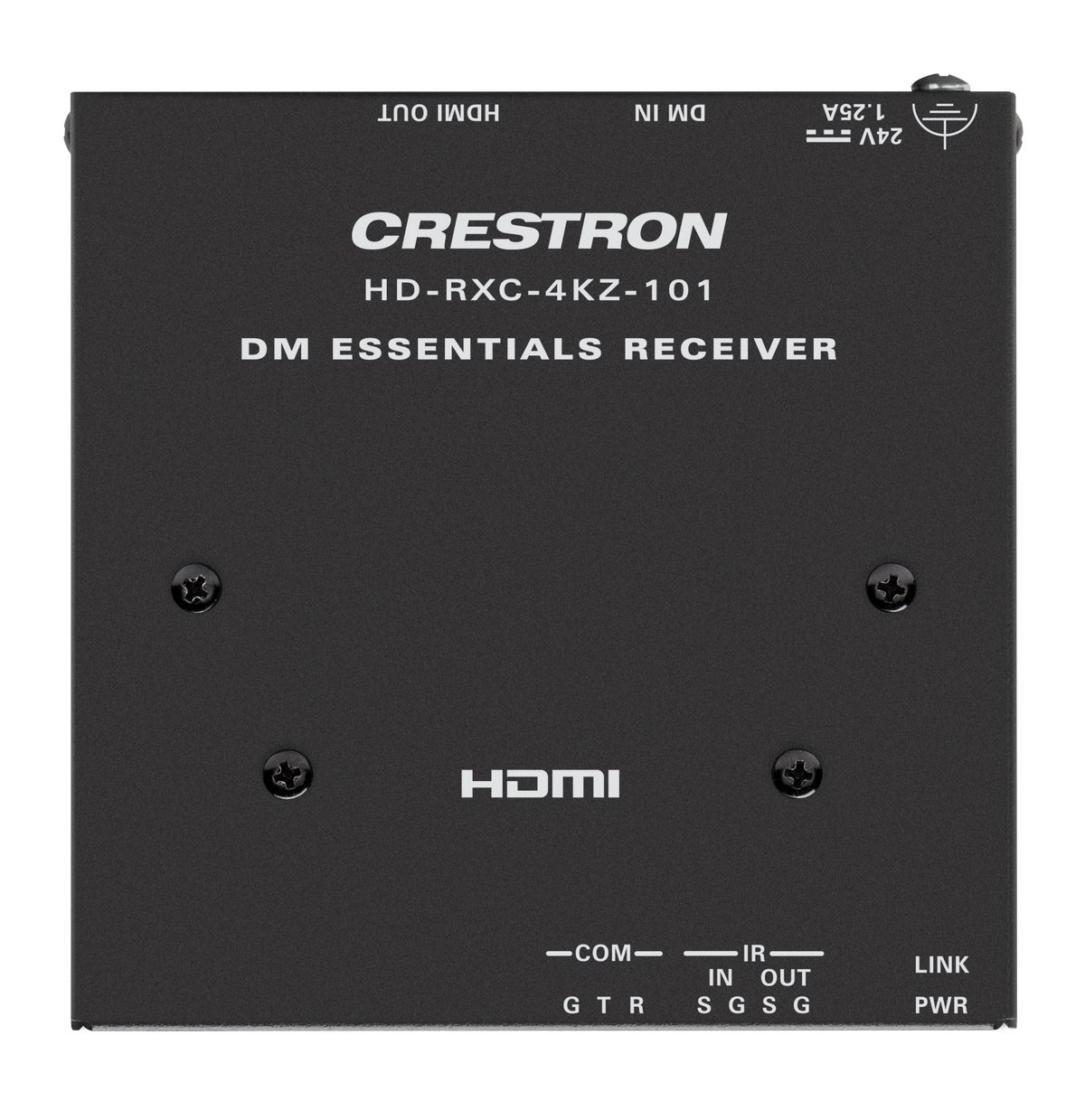 Crestron HD-RXC-4KZ-101 - DM® Essentials 4K60 4:4:4 Receiver for HDMI®, RS-232, and IR Signal Extension over CATx Cable