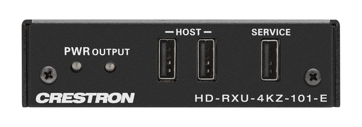 Crestron HD-RXU-4KZ-101-E - DM® Essentials 4K60 4:4:4 Receiver for HDMI®, USB 2.0, and Ethernet Signal Extension over CATx Cable