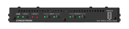 Crestron DM-EXT-2022 KIT - 4K60 4:4:4 DM® Essentials Receiver and 2x2 Auto-Switcher for, HDMI, USB‑C® DisplayPort™, and USB 2.0 Signal Extension over CATx Cable