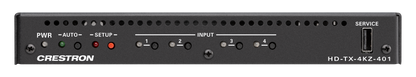 Crestron HD-TX-4KZ-401 - DM® Essentials 4K60 4:4:4 Transmitter and 4x1 Auto-Switcher for HDMI® Signal Extension over CATx Cable