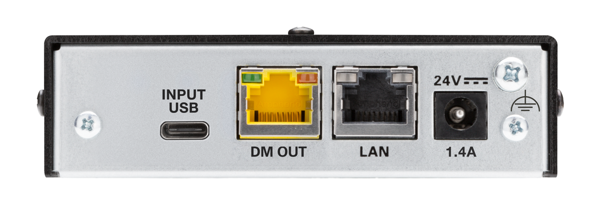 Crestron HD-TXU-4KZ-111-E - DM® Essentials 4K60 4:4:4 Transmitter for USB‑C® DisplayPort™, USB 2.0, and Ethernet Signal Extension over CATx Cable