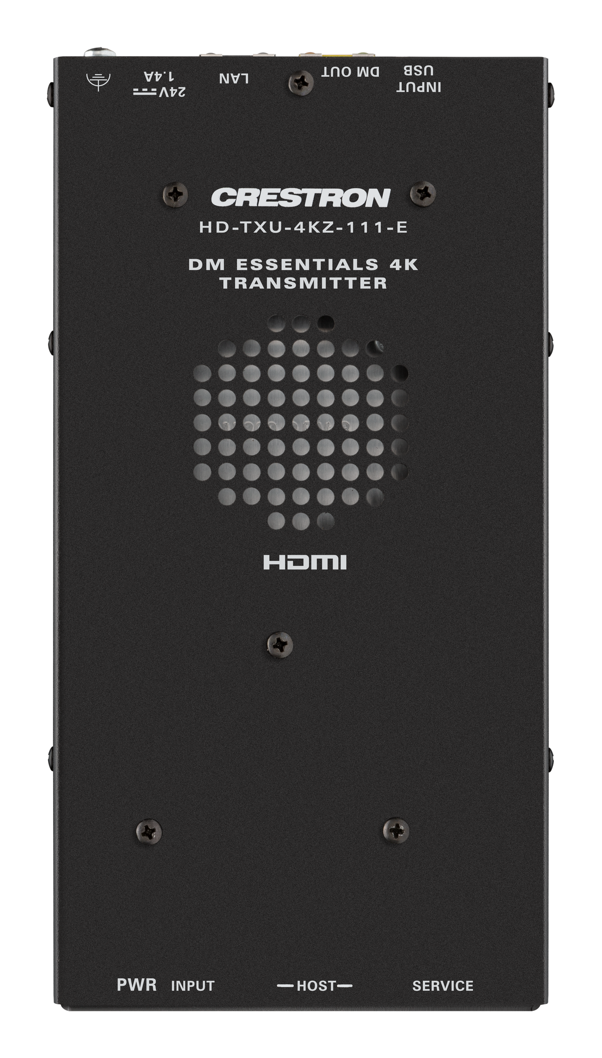 Crestron HD-TXU-4KZ-111-E - DM® Essentials 4K60 4:4:4 Transmitter for USB‑C® DisplayPort™, USB 2.0, and Ethernet Signal Extension over CATx Cable