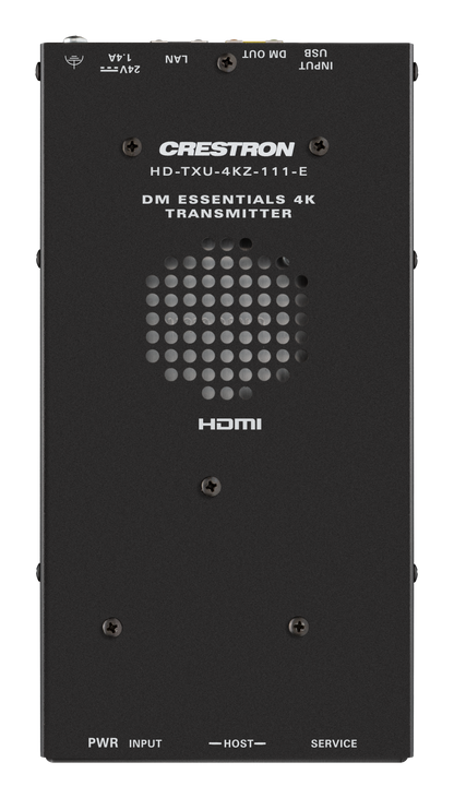 Crestron HD-TXU-4KZ-111-E - DM® Essentials 4K60 4:4:4 Transmitter for USB‑C® DisplayPort™, USB 2.0, and Ethernet Signal Extension over CATx Cable