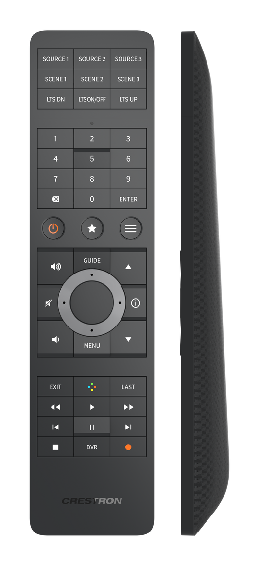 Crestron HR-310-B - Handheld Remote, US and Canada, Black