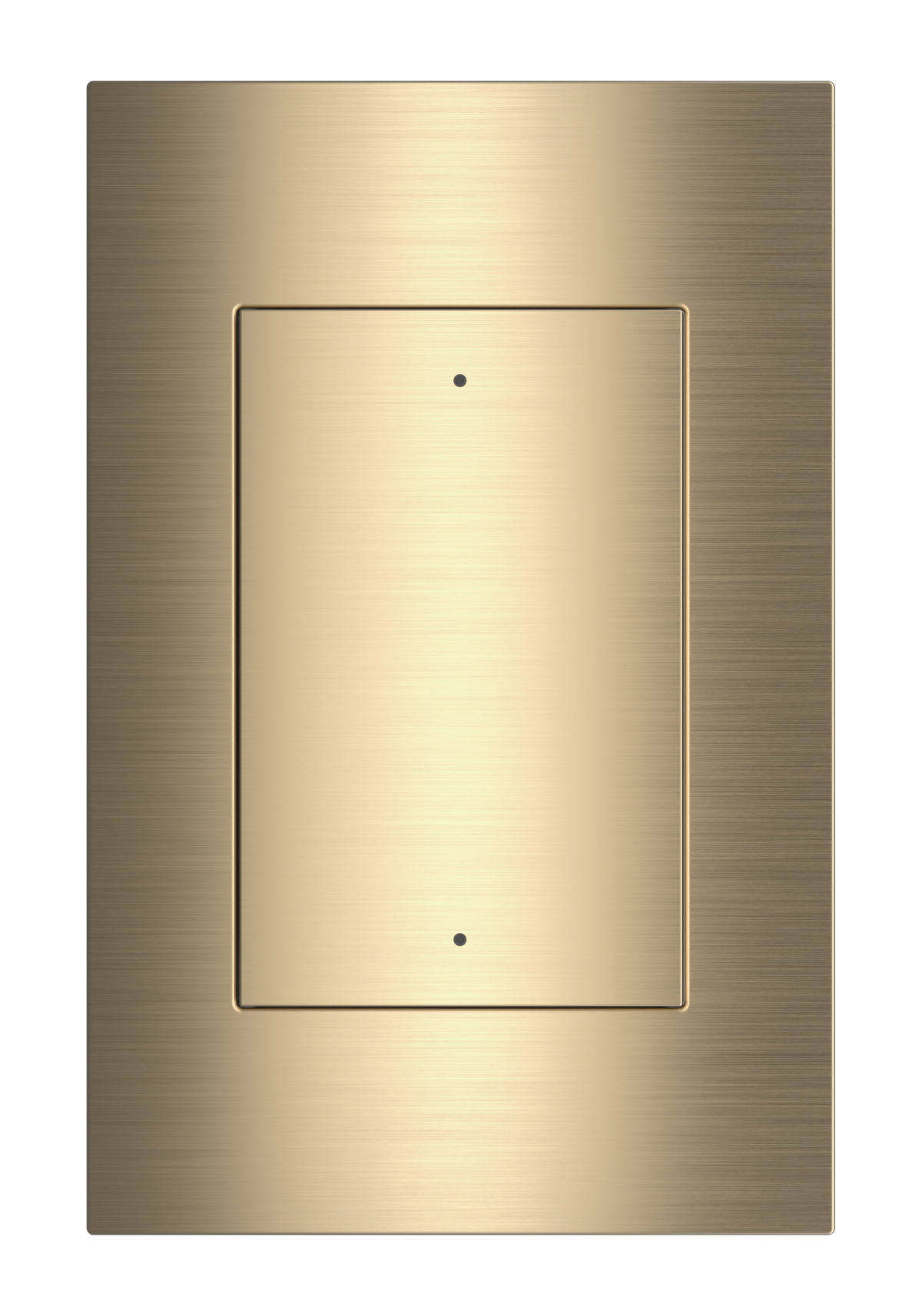 Crestron HZ2-AUX-BR-BRASS - Horizon® 2 In-Wall Multiway Remote, Standard Engraved, Brushed Brass