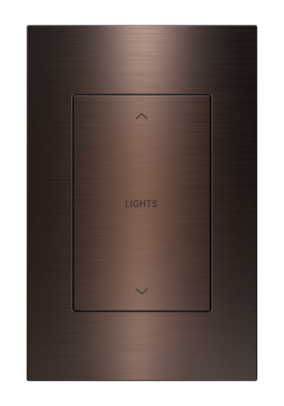 Crestron HZ2-AUX-DRK-BRZ ENGRAVED - Horizon® 2 In-Wall Multiway Remote, Custom Engraved, Dark Bronze