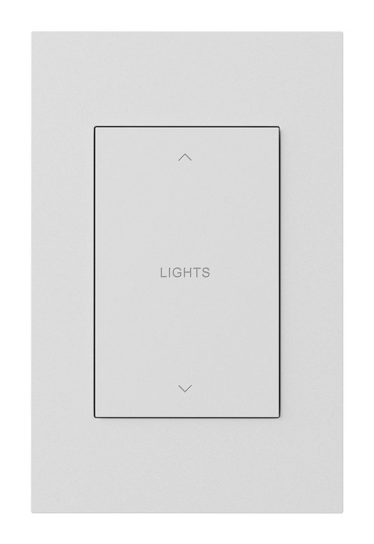 Crestron HZ2-AUX-W ENGRAVED - Horizon® 2 In-Wall Multiway Remote, Custom Engraved, White