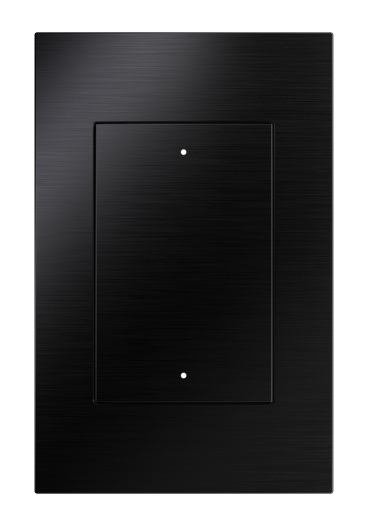 Crestron HZ2-DIMEX-BR-BLK - Horizon® 2 In-Wall Forward-Phase Dimmer with infiNET EX® Wireless Communication, 120 VAC, Standard Engraved, Brushed Black