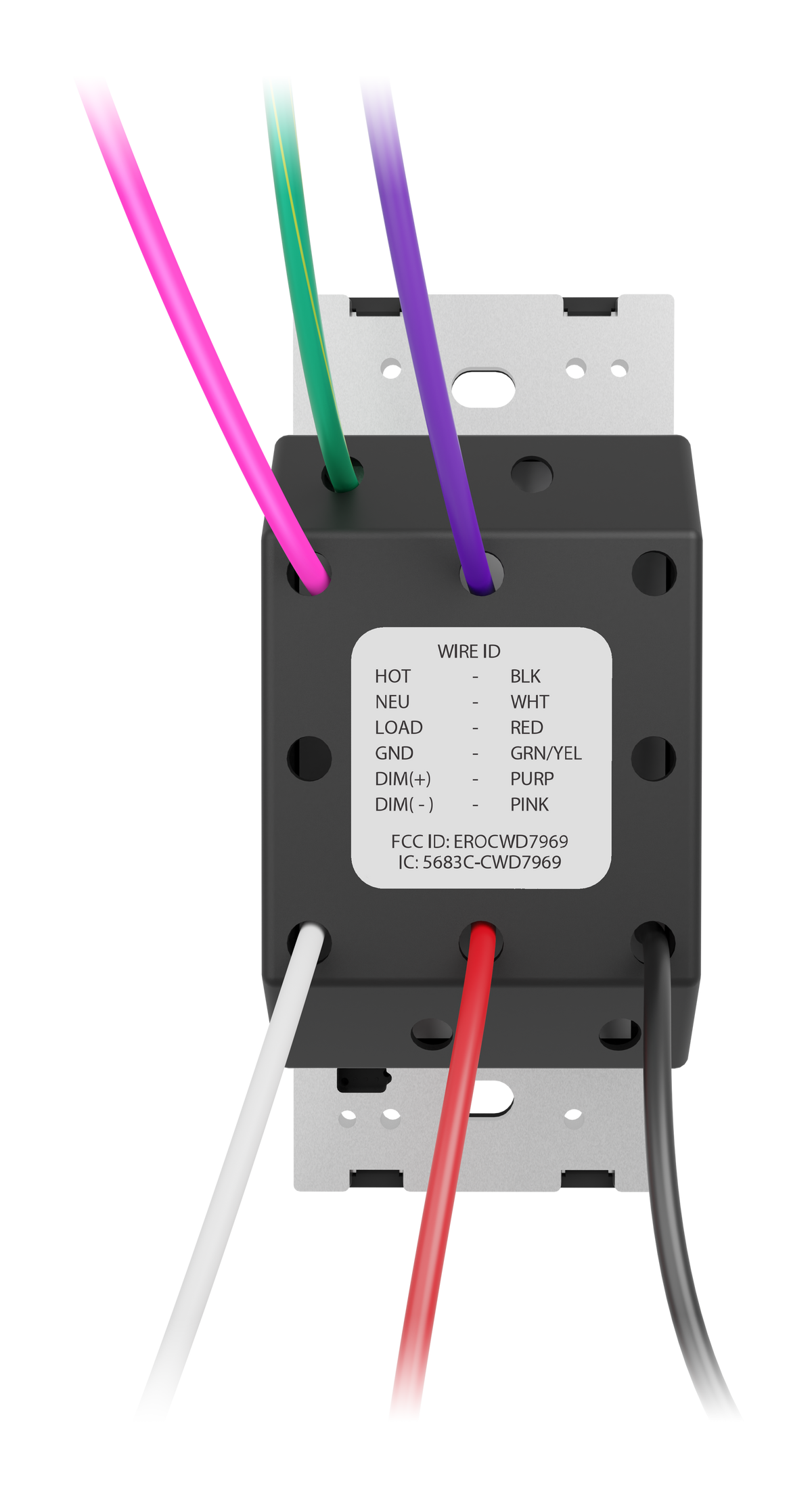 Crestron HZ2-DIMLVEX-GLASS-B - Horizon® 2 In-Wall 0-10 V Dimmer with infiNET EX® Wireless Communication, 120 VAC, Black