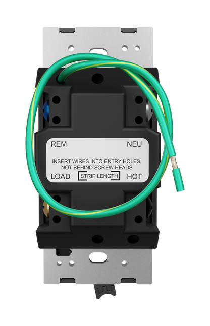 Crestron HZ2-DIMUEX-DRK-BRZ ENGRAVED - Horizon® 2 In-Wall Universal Phase Dimmer with infiNET EX® Wireless Communication, 120 VAC, Custom Engraved, Dark Bronze