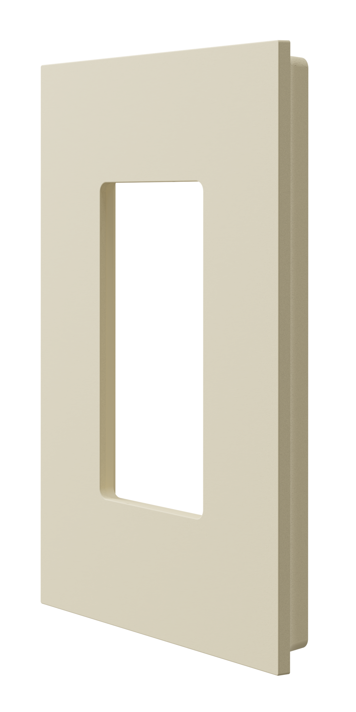 Crestron HZ2-FP-G1-D1-A - Horizon® 2 Faceplate, 1-Gang, 1-Decorator, Almond