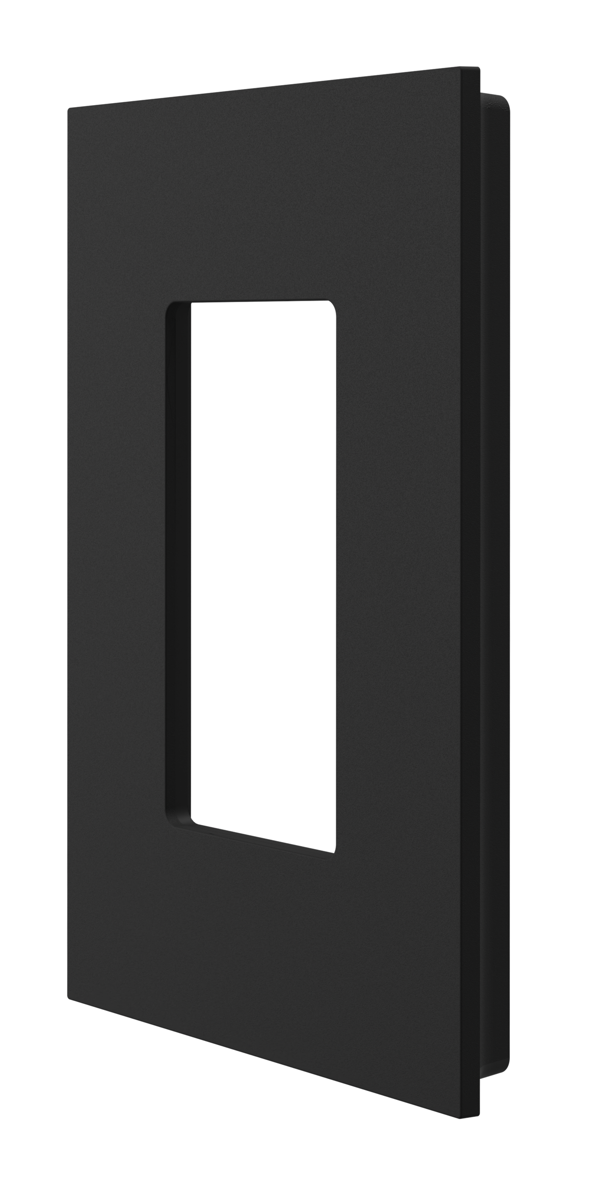 Crestron HZ2-FP-G1-D1-B - Horizon® 2 Faceplate, 1-Gang, 1-Decorator, Black