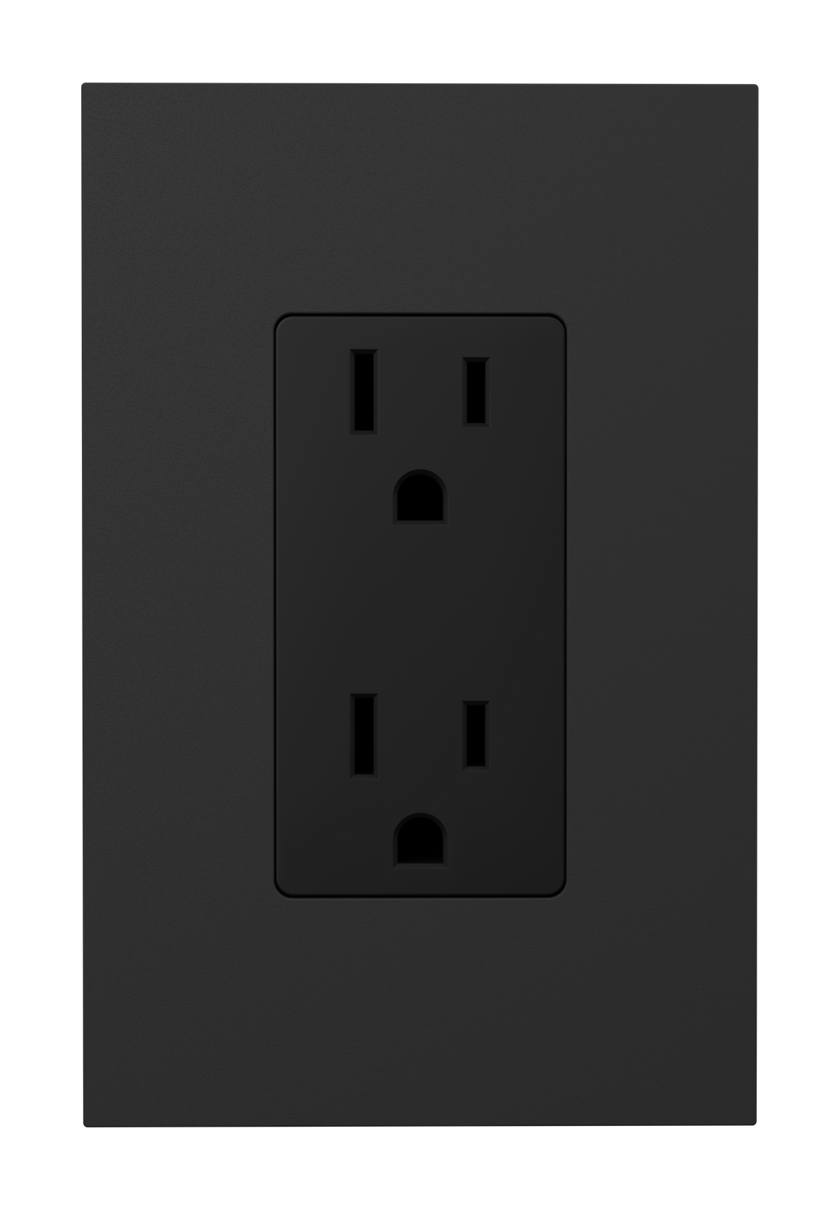 Crestron HZ2-FP-G1-D1-B - Horizon® 2 Faceplate, 1-Gang, 1-Decorator, Black