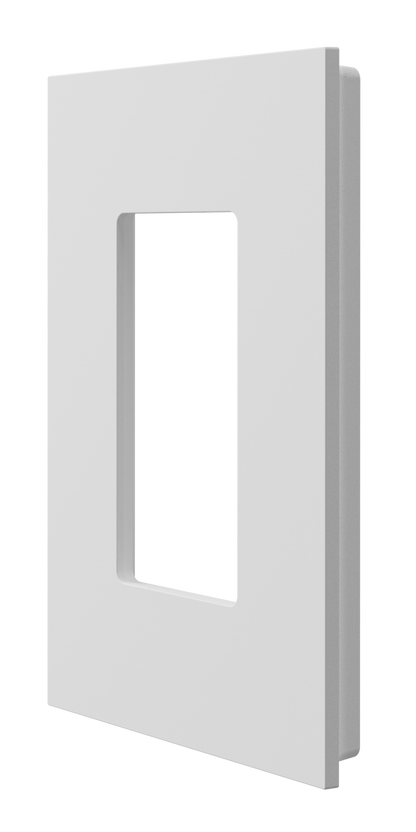 Crestron HZ2-FP-G1-D1-W - Horizon® 2 Faceplate, 1-Gang, 1-Decorator, White
