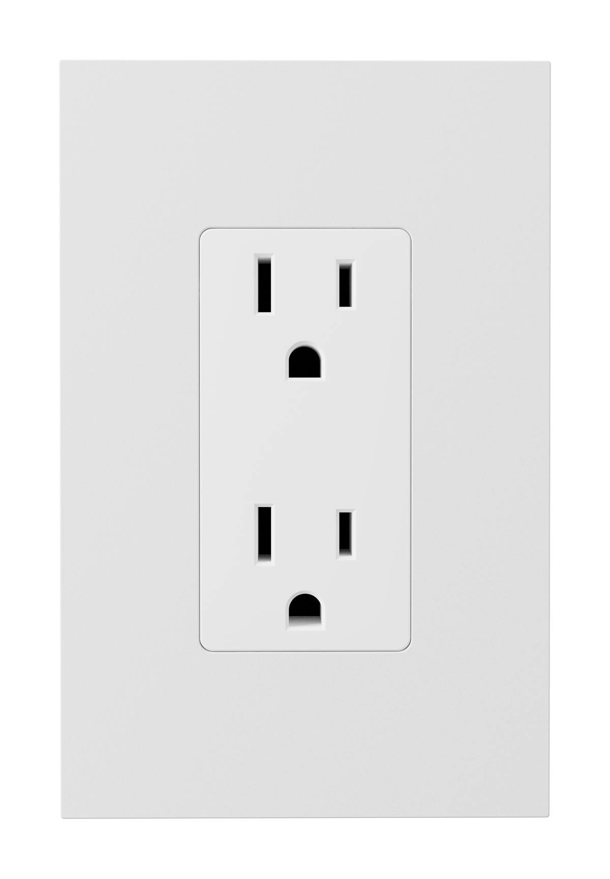 Crestron HZ2-FP-G1-D1-W - Horizon® 2 Faceplate, 1-Gang, 1-Decorator, White