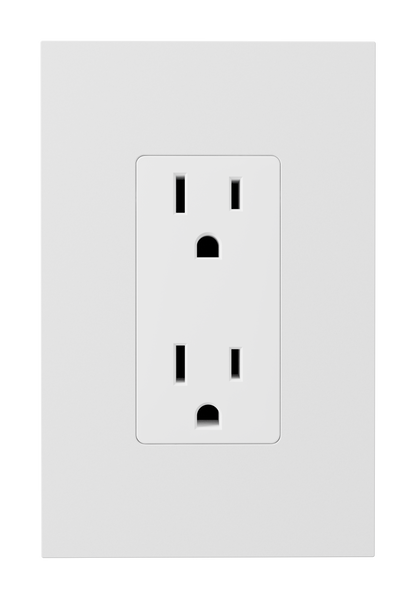 Crestron HZ2-FP-G1-D1-W - Horizon® 2 Faceplate, 1-Gang, 1-Decorator, White