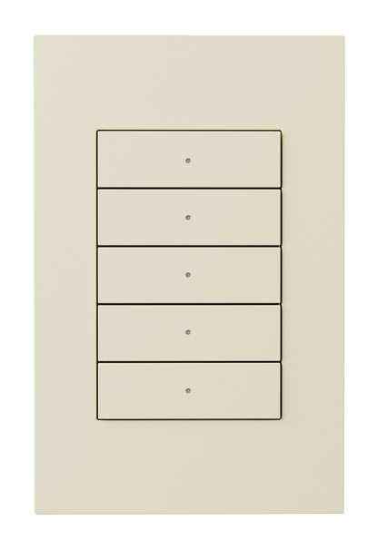 Crestron HZ2-KPCN-A - Horizon® 2 Keypad with Cresnet® Communications, Standard Engraved, Almond